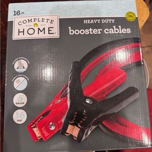 Complete Home Heavy Duty Booster Cables - Red & Black